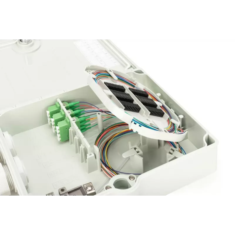 DIGITUS FTTH skrzynka rozdzielcza - Singlemode LC-APC wstępnie zmontowane adaptery pigtaile