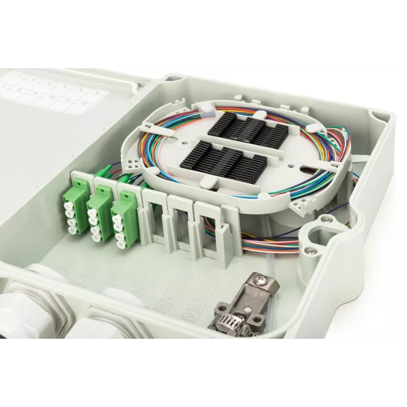DIGITUS FTTH skrzynka rozdzielcza - Singlemode LC-APC wstępnie zmontowane adaptery pigtaile