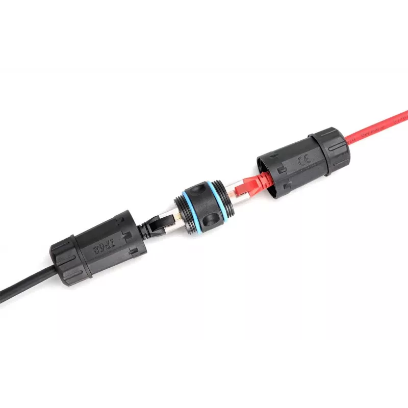 Kabel sieciowy Digitus DN-93905-OD RJ45 na RJ45 CAT 6A 1m czarny