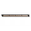 DIGITUS Patch panel CAT6 Unshielded 24-port With Shutter - Czarny