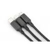 Kabel ładujący DIGITUS 3-w-1 USB A-Lightning + micro B + Type-C 1 m