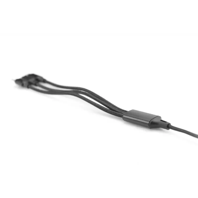 Kabel ładujący DIGITUS 3-w-1 USB A-Lightning + micro B + Type-C 1 m