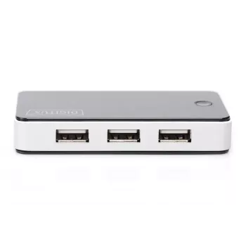 DIGITUS USB 2.0 7-Portowy Hub Czarny (da-70222)