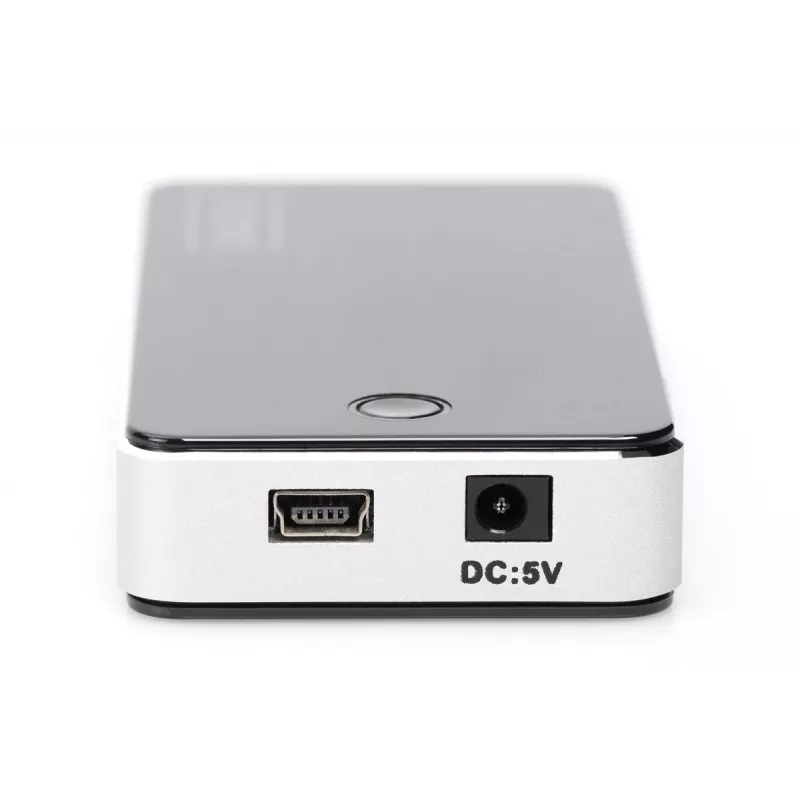 DIGITUS USB 2.0 7-Portowy Hub Czarny (da-70222)