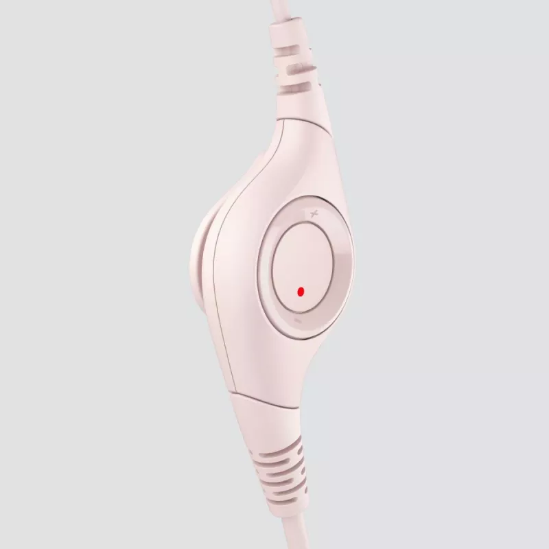 LOGITECH Słuchawki - H390 - USB-a - Różowy