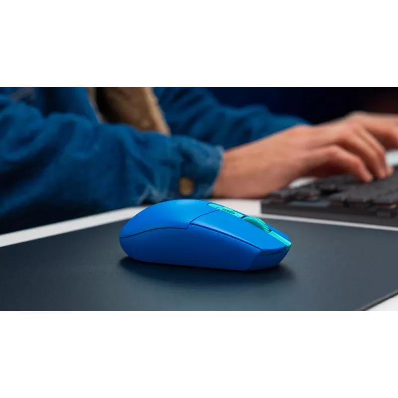 LOGITECH G305 Lightspeed Bezprzewodowa mysz gamingowa niebieska Ewr2