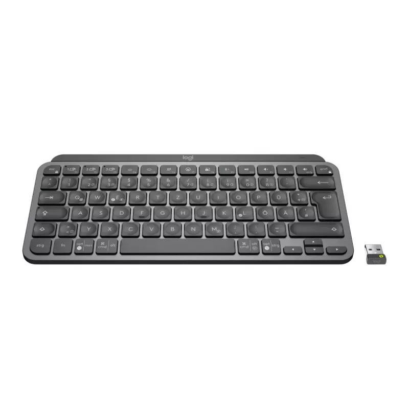 LOGITECH MX Keys Mini For Business - Bezprzewodowa klawiatura - Grafit - Układ QWERTY niemiecki