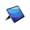 LOGITECH Combo Touch - Piaskowy do iPada Pro 11 cali (1., 2., 3. gen.) - niemiecki - QWERTZ