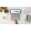 LOGITECH Combo Touch - Piaskowy do iPada Pro 11 cali (1., 2., 3. gen.) - niemiecki - QWERTZ