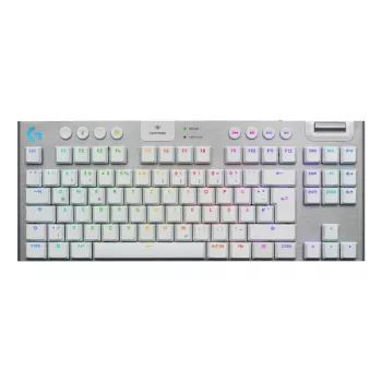 LOGITECH G915 X Lightspeed TKL Bezprzewodowa Niskoprofilowa Klawiatura Gamingowa Biała Tactile - Qwertz Deutsch