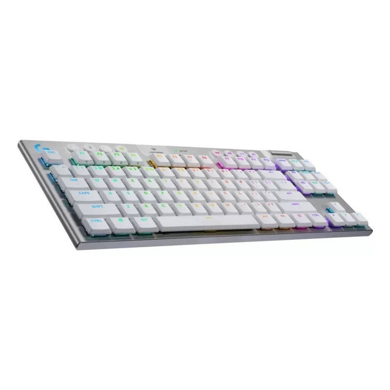 LOGITECH G915 X Lightspeed TKL Bezprzewodowa Niskoprofilowa Klawiatura Gamingowa Biała Tactile - Qwertz Deutsch