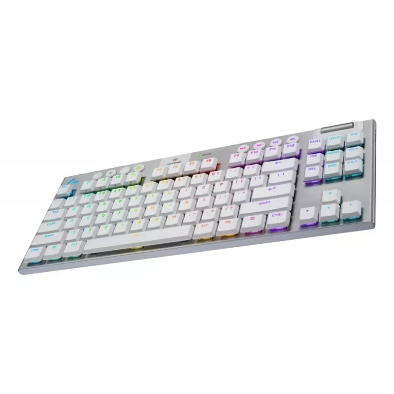 LOGITECH G915 X Lightspeed TKL Bezprzewodowa Niskoprofilowa Klawiatura Gamingowa Biała Tactile - Qwertz Deutsch