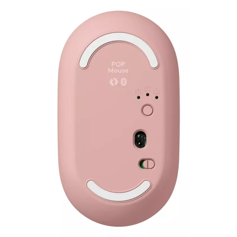 LOGITECH Bezprzewodowy Zestaw - Pop Icon - Róż i Biel Qwertz Niemiecki