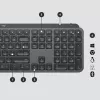 LOGITECH MX Keys For Business - Grafit - Suisse / Schweizer Qwertz