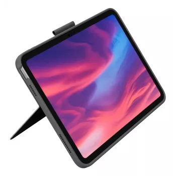 LOGITECH Combo Touch do iPada (10. generacji) - Oxford szary - Swiss Qwertz