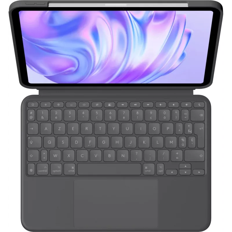 LOGITECH Combo Touch etui z klawiaturą - iPad Pro 11in M4/M5 - grafitowy - Azerty francuski