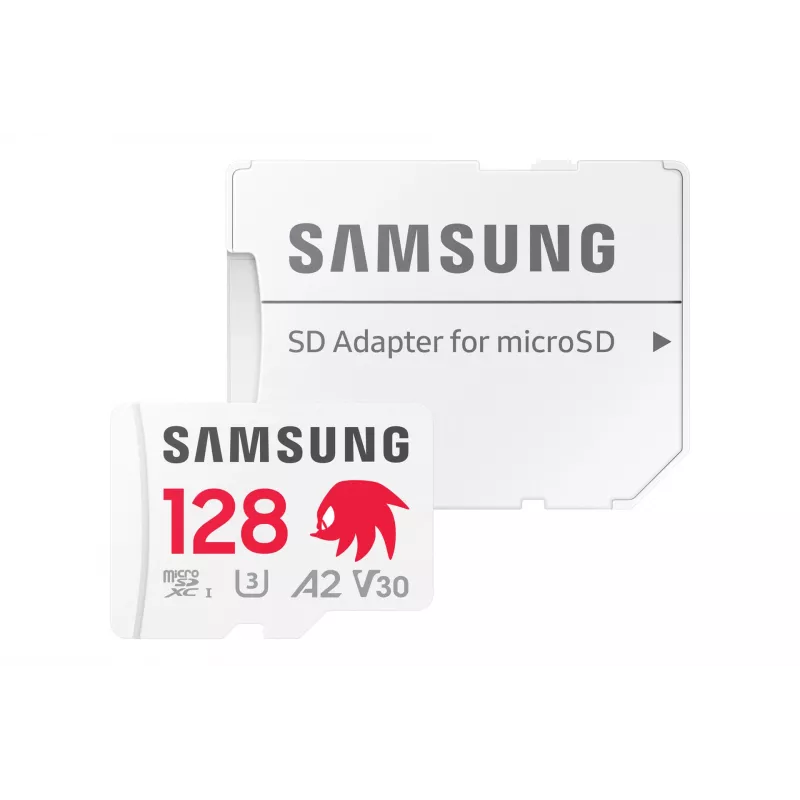 Karta pamięci MicroSDXC Samsung MB-MD128S, 128 GB, UHS-I, Klasa 10, U3, odczyt do 180 MB/s, zapis 130 MB/s