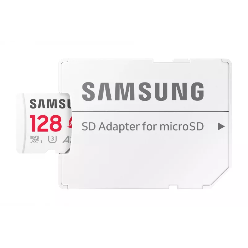 Karta pamięci MicroSDXC Samsung MB-MD128S, 128 GB, UHS-I, Klasa 10, U3, odczyt do 180 MB/s, zapis 130 MB/s