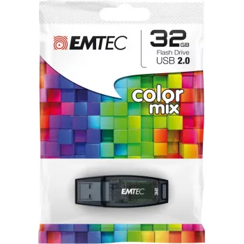 EMTEC C410 Color Mix - 32GB USB Stick - USB 2.0 - niebieski