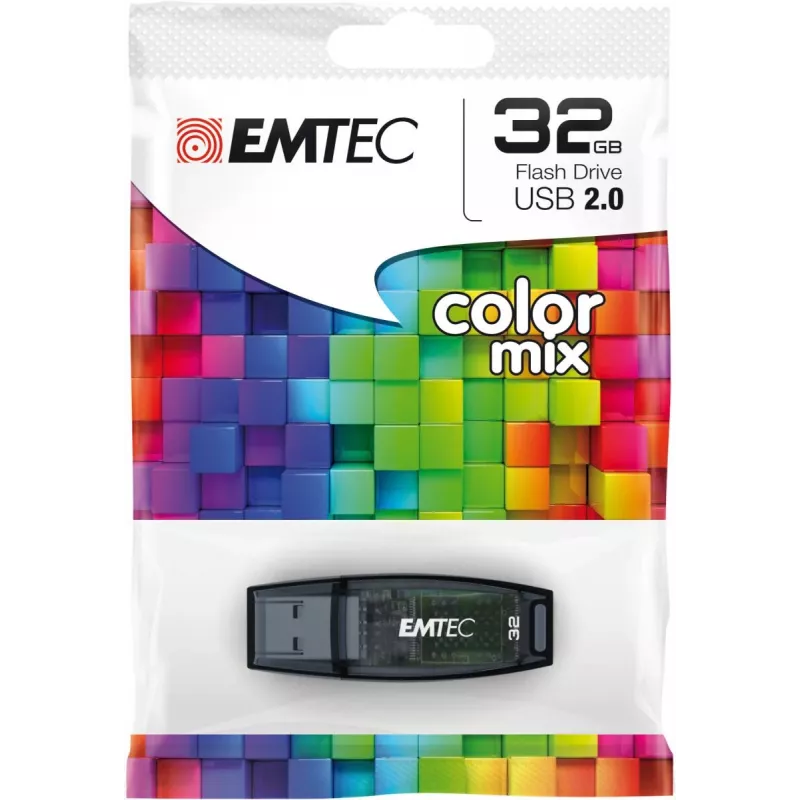 EMTEC C410 Color Mix - 32GB USB Stick - USB 2.0 - niebieski