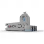 Lindy Blokada portu USB - zestaw 4 szt., kod koloru: niebieski, blokada portu + klucz, USB typu A, niebieski, ABS, 5 szt., woreczek foliowy