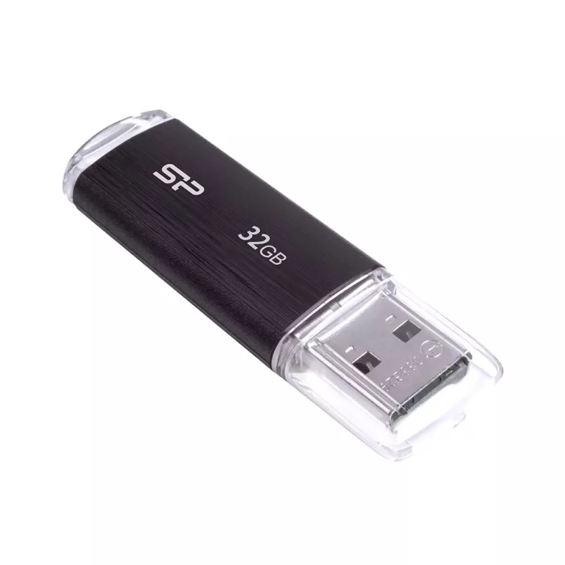 SILICON POWER Ultima U02 - 32 GB pamięć USB - USB 2.0 - czarna