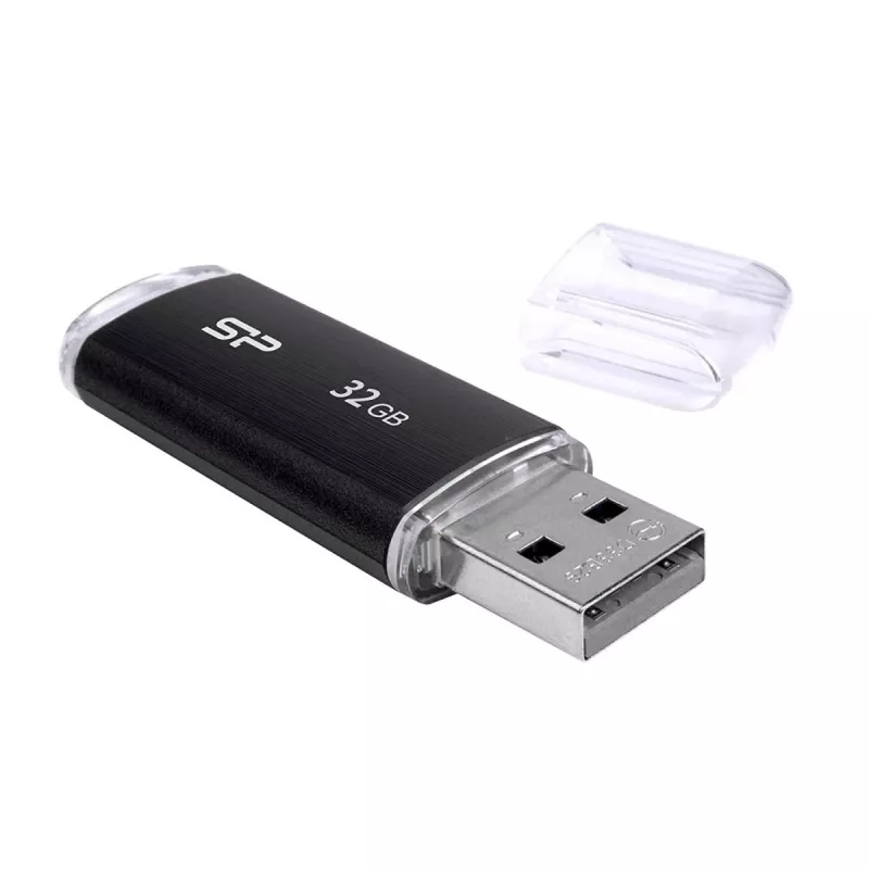 SILICON POWER Ultima U02 - 32 GB pamięć USB - USB 2.0 - czarna