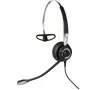 Jabra BIZ 2400 II Mono, 3-1, przewodowy, biuro/centrum telefoniczne, 54 g, słuchawka, czarny, srebrny