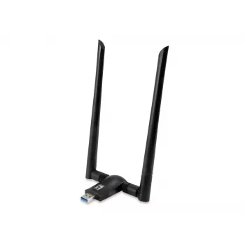 Adapter sieciowy USB LevelOne AC1200 Dual Band Wireless, kanały 1-13