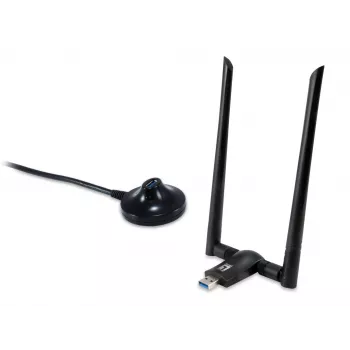 Adapter sieciowy USB LevelOne AC1200 Dual Band Wireless, kanały 1-13