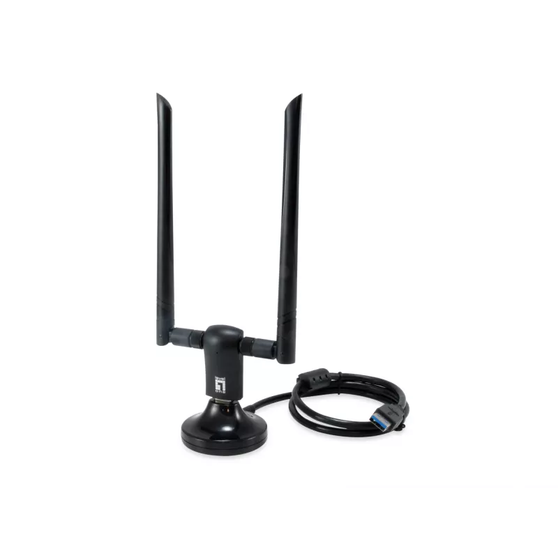 Adapter sieciowy USB LevelOne AC1200 Dual Band Wireless, kanały 1-13