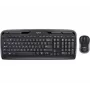LOGITECH Wireless Desktop Mk330 - Czarny - Qwerty Uk
