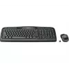 LOGITECH Wireless Desktop Mk330 - Czarny - Qwerty Uk