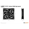 be quiet Light Wings 120mm ARGB PWM High Speed Fan Czarny 3 Pack