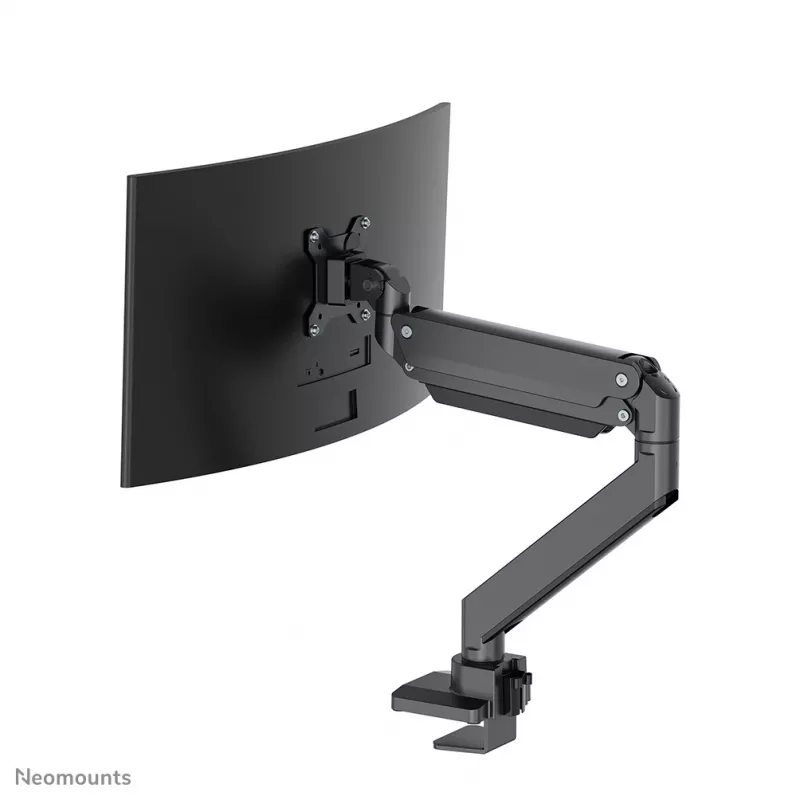Neomounts NM-D775BLACKPLUS Uchwyt do monitora 10-49 cali - sprężyna gazowa - Topfix - ogranicznik 180°