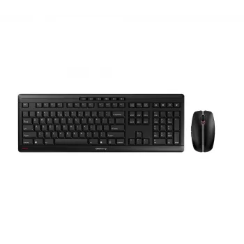 CHERRY Stream Desktop Zestaw klawiatura i mysz Biurowa RF Bezprzewodowa QWERTY US Angielski Czarny