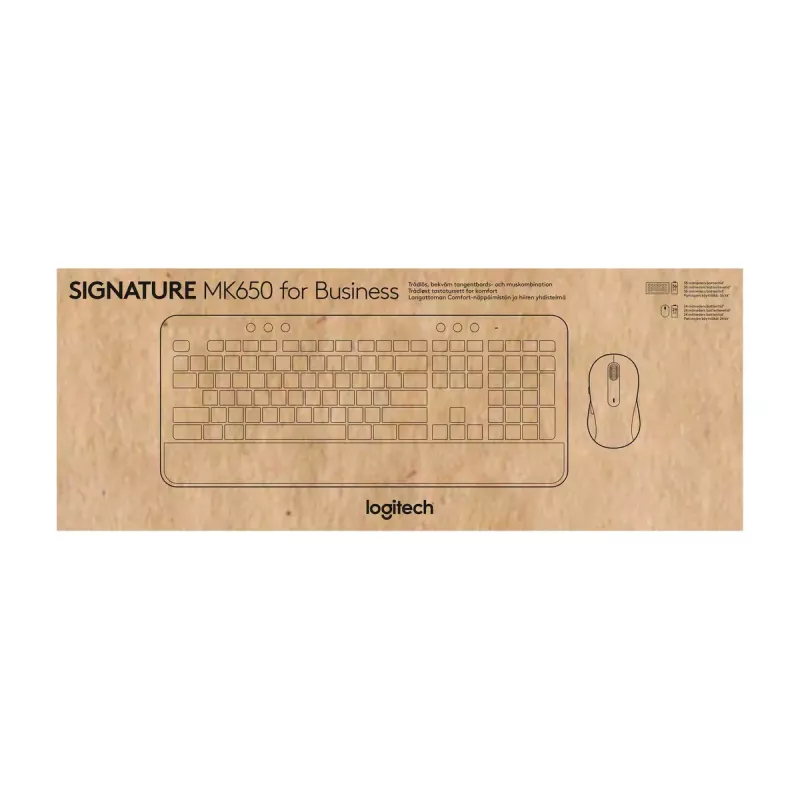 LOGITECH Signature Mk650 Combo For Business - Graphite - US International Qwerty
