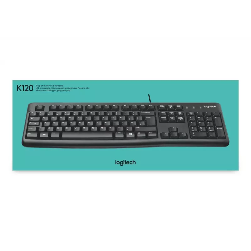 Klawiatura LOGITECH K120 - dla firm Azerty belgijska