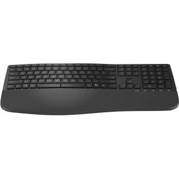HP 685 Comfort Dual-Mode klawiatura 8T6L9UT#ABB, bezprzewodowa 2,4 GHz, wielourządzeniowa, 23 programowalne klawisze, pełnowymiarowa, QWERTY międzynarodowy angielski, czarna