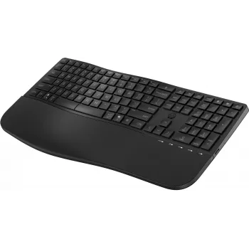 HP 685 Comfort Dual-Mode klawiatura 8T6L9UT#ABB, bezprzewodowa 2,4 GHz, wielourządzeniowa, 23 programowalne klawisze, pełnowymiarowa, QWERTY międzynarodowy angielski, czarna