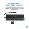 Hub wieloportowy USB-C HP Travel – HP 1C1Y5AA, host USB-C, HDMI 2.0, VGA, 1×RJ-45, 2×USB-A 3.2 Gen1, 2×USB 2.0, czytnik MicroSD, czarny