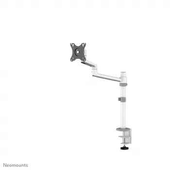 Neomounts DS60-425WH1 Uchwyt do monitora 17-27 cali - oszczędzający miejsce, zacisk/przelotka, 8 kg, 43,2 cm (17 cali), 68,6 cm (27 cali), 100 x 100 mm, Biały