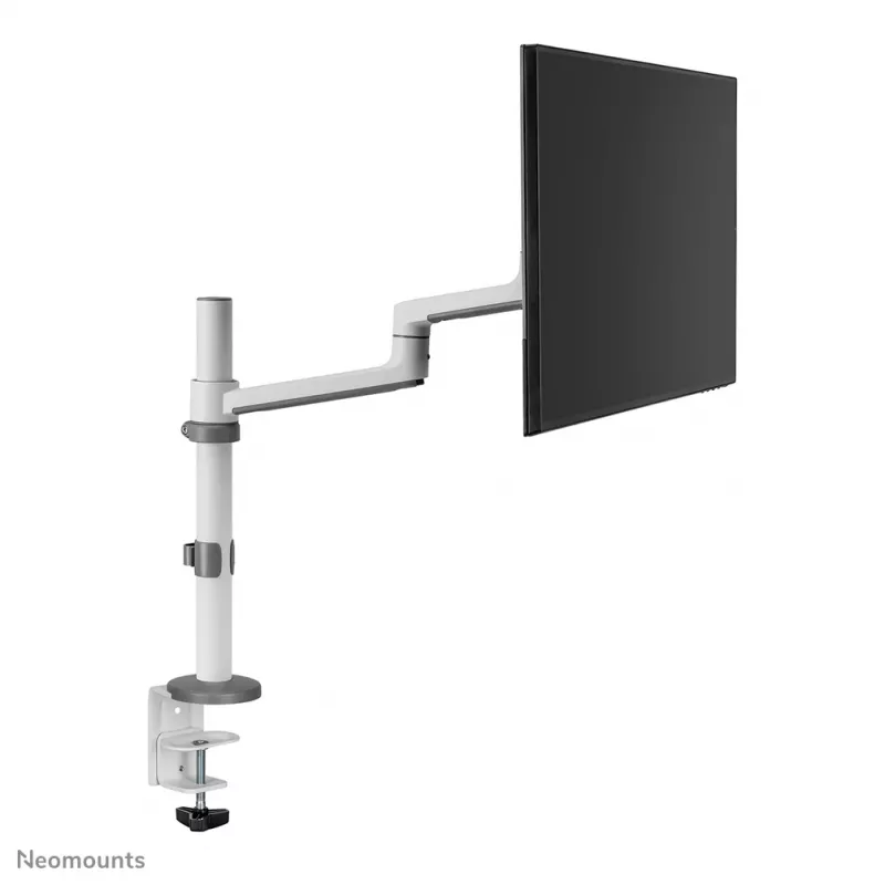 Neomounts DS60-425WH1 Uchwyt do monitora 17-27 cali - oszczędzający miejsce, zacisk/przelotka, 8 kg, 43,2 cm (17 cali), 68,6 cm (27 cali), 100 x 100 mm, Biały