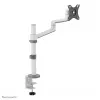 Neomounts DS60-425WH1 Uchwyt do monitora 17-27 cali - oszczędzający miejsce, zacisk/przelotka, 8 kg, 43,2 cm (17 cali), 68,6 cm (27 cali), 100 x 100 mm, Biały
