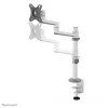 Neomounts DS60-425WH1 Uchwyt do monitora 17-27 cali - oszczędzający miejsce, zacisk/przelotka, 8 kg, 43,2 cm (17 cali), 68,6 cm (27 cali), 100 x 100 mm, Biały