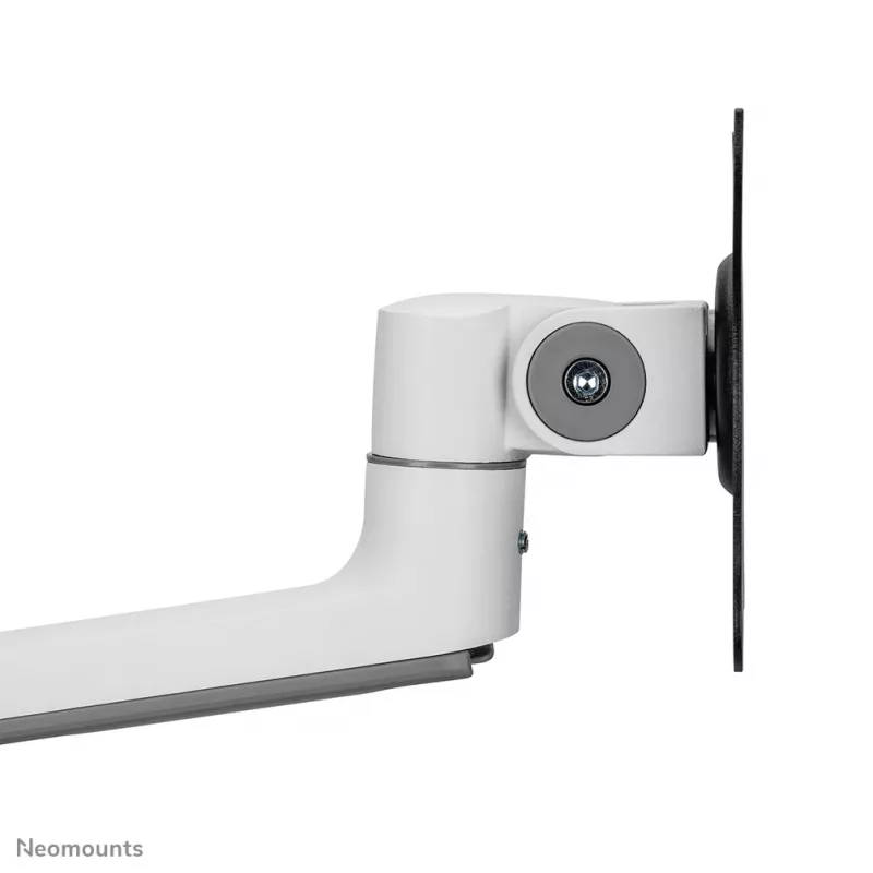 Neomounts DS60-425WH1 Uchwyt do monitora 17-27 cali - oszczędzający miejsce, zacisk/przelotka, 8 kg, 43,2 cm (17 cali), 68,6 cm (27 cali), 100 x 100 mm, Biały