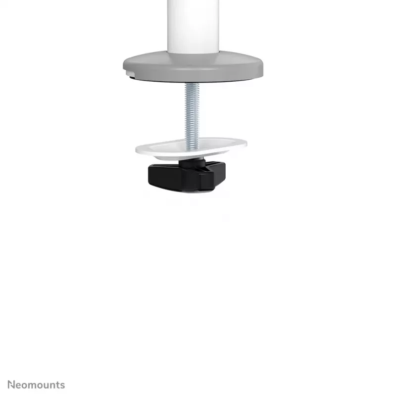 Neomounts DS60-425WH1 Uchwyt do monitora 17-27 cali - oszczędzający miejsce, zacisk/przelotka, 8 kg, 43,2 cm (17 cali), 68,6 cm (27 cali), 100 x 100 mm, Biały