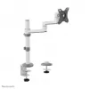 Neomounts DS60-425WH1 Uchwyt do monitora 17-27 cali - oszczędzający miejsce, zacisk/przelotka, 8 kg, 43,2 cm (17 cali), 68,6 cm (27 cali), 100 x 100 mm, Biały