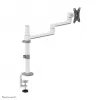 Neomounts DS60-425WH1 Uchwyt do monitora 17-27 cali - oszczędzający miejsce, zacisk/przelotka, 8 kg, 43,2 cm (17 cali), 68,6 cm (27 cali), 100 x 100 mm, Biały
