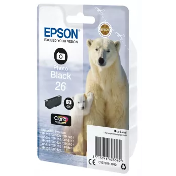 Epson Polar bear Singlepack Photo Czarny 26 Claria Premium Ink